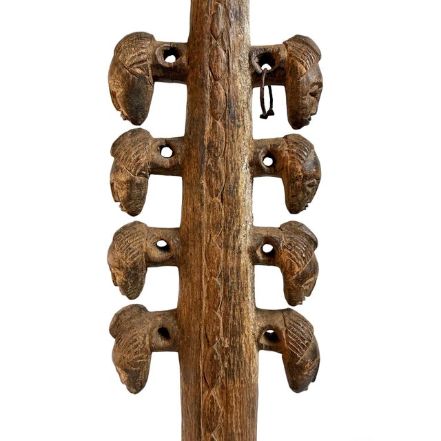 Vintage Old Baule African Male Female Fertility Figure For Sale In Los Angeles - Image 6 of 12