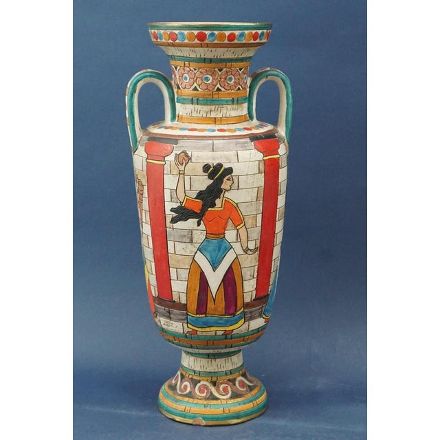Vintage Ceramic Vase by Cima C.I.M.A. Deruta, 1930s For Sale - Image 4 of 18