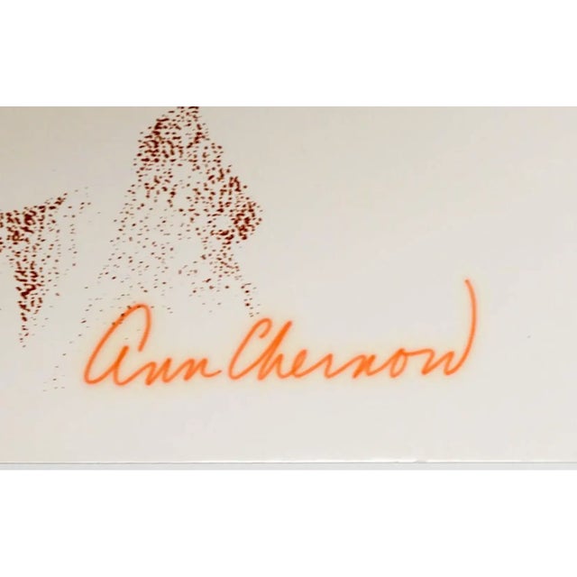 1976 Ann Chernow (born 1936) "Star Series: Cassiopeia" on very glossy paper which is responsible for the glare in the...