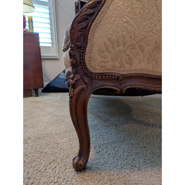 Early 20th Century Early 20th Century Louis XV-style (French Provincial/Rococo Revival) Canapé or Settee For Sale - Image 5 of 8