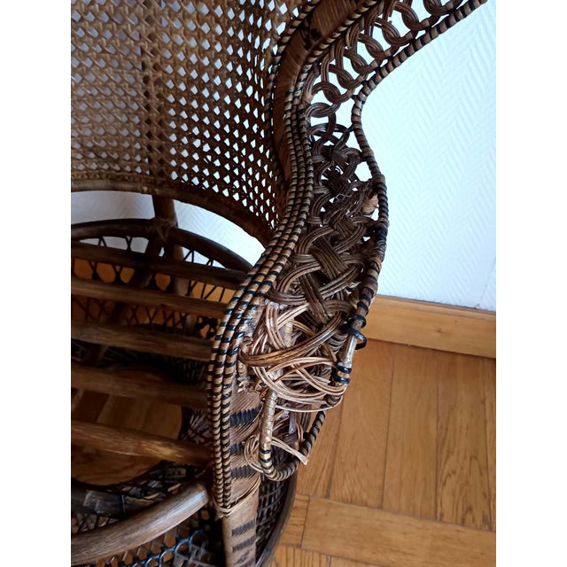 Vintage Emmanuelle Peacock Chair, 1960 For Sale - Image 12 of 13
