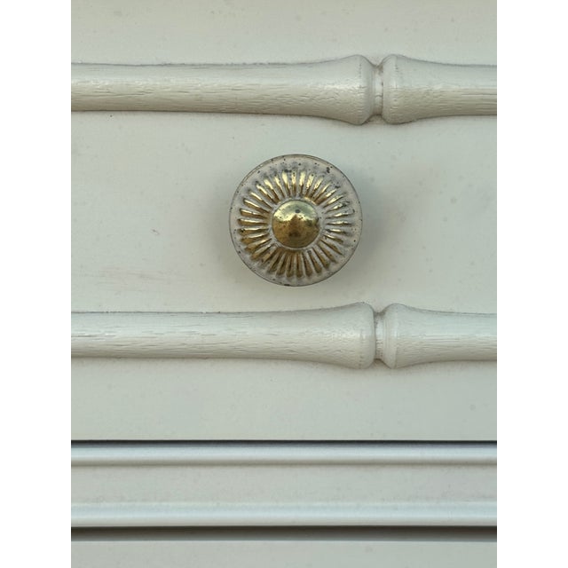 Mid-Century Modern Vintage Thomasville Faux Bamboo Double Dresser - Coastal Palm Beach Regency For Sale - Image 3 of 8