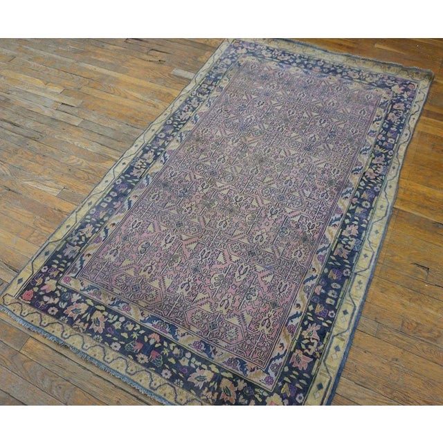 Early 20th Century Indian Cotton Agra Carpet For Sale - Image 9 of 9
