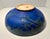 1960s Mid-Century Modern Studio Art Pottery Cobalt Blue Ultramarine Ceramic Bowl 13"d For Sale - Image 5 of 8