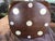 Wood Vintage Six-Sided Die Form Side Table in Walnut Attributed to Constance Posse For Sale - Image 7 of 7