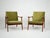 Green Vintage Teak and Green Velvet Fabric Armchair, 1960s For Sale - Image 8 of 10