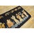 1920s Black Figural Scholars Scene Pictorial Antique Chinese Art Deco Runner Rug For Sale - Image 4 of 6