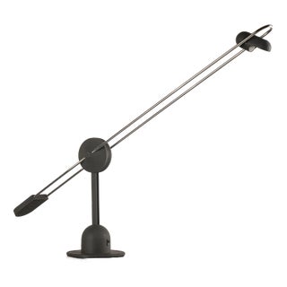 Table Lamp in Steel and Painted Metal For Sale