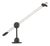 Table Lamp in Steel and Painted Metal For Sale