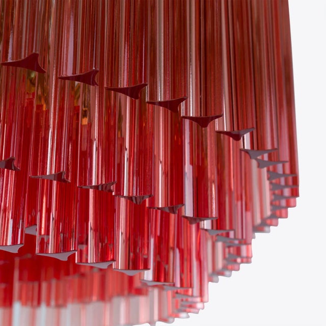 Pink Medium Amaro Drum Chandelier from Pure White Lines For Sale - Image 6 of 12