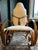 1970s Vintage Hollywood Regency Gilt Metal Ribbon Rocking Chair For Sale - Image 5 of 17