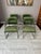 Mid-Century Modern Vintage 1970s Chrome Cantilever Velvet Dining Chairs After Milo Baughman For Sale - Image 3 of 12