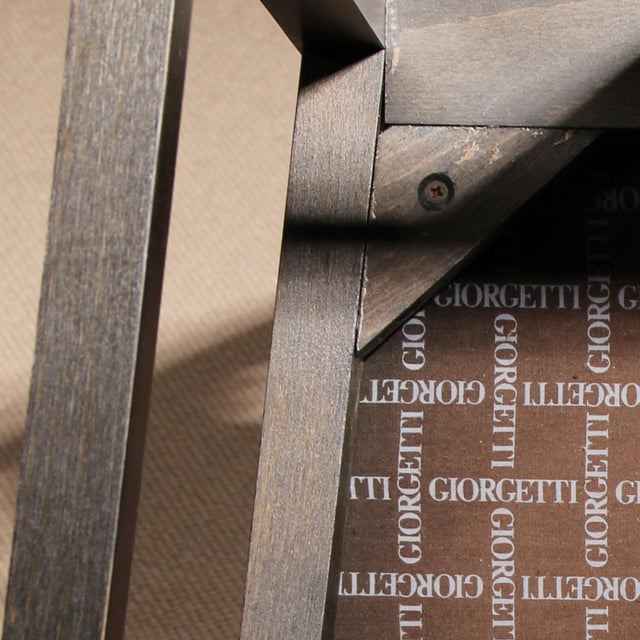 High Back Galaxy Chair by Umberto Asnago for Giorgetti,1980s For Sale - Image 4 of 11