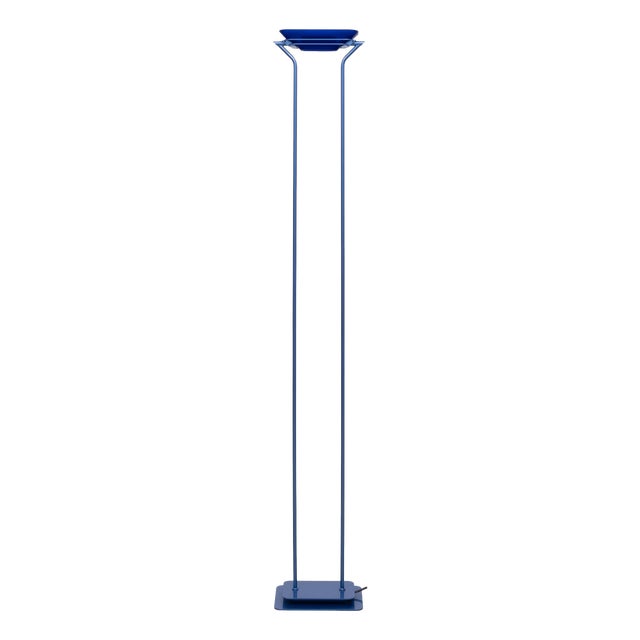 Vintage Light Blue Halogen Floor Lamp by Jordi Vilardell, 1980 For Sale
