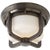 Milton Short Flush Mount in Bronze with White Glass Designer: Thomas O'Brien Mounting: Flush Shade Detail: White Glass...