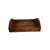 This handmade wood carrying tray is a gorgeous decorative piece or functional piece.