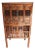 Antique Chinese Kitchen Cabinet, Late 19th Century, Intricate Latticework For Sale