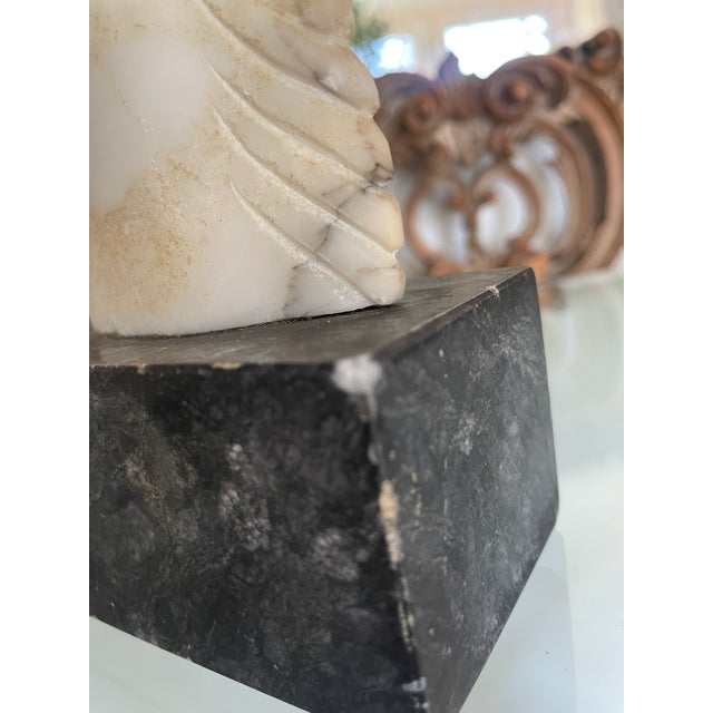 Late 20th Century Italian Marble Stone Horse Head Sculpture For Sale - Image 10 of 10