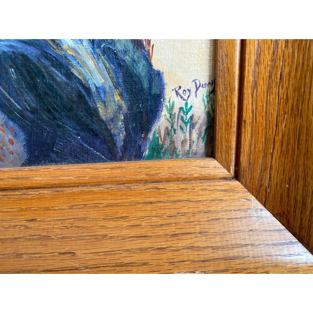 Coastal Mid 20th Century Bahama Beach Scene Oil Painting, Framed For Sale - Image 3 of 7