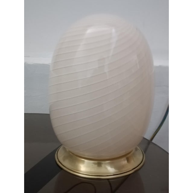 Vintage Murano Glass Table Lamps, 1970s, Set of 2 For Sale - Image 4 of 7