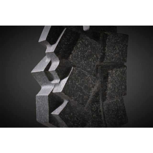 1920s Abstract Stone Sculpture Metropolis 4 by Vittorio Di Muzio, Italy, 1980s For Sale - Image 5 of 11