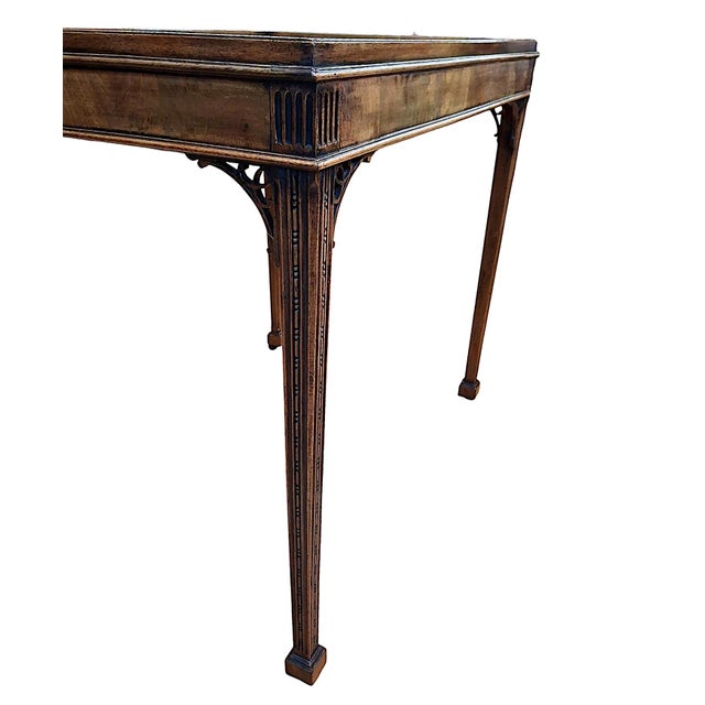 Late 19th Century Late 19th-Century Chippendale-Style Tea Table For Sale - Image 5 of 8