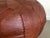 Animal Skin Vintage Moroccan Leather Poufs - a Pair For Sale - Image 7 of 12