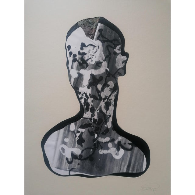 Stefano Mazzolini, S3L, 2022, Collage & Acrylic on Paper For Sale - Image 4 of 5