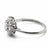 Traditional Early 20th Century 18k White Edwardian Period Diamond Ring, Size 6 For Sale - Image 3 of 3