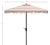 Contemporary Vienna 7.5 Square Umbrella - Beige/White For Sale - Image 3 of 4