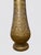 Vintage Anglo Indian Etched Brass Vase 10" Floral Engraved Baluster For Sale - Image 4 of 14
