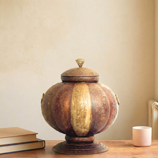 Dimensions: 18" Wide X 18" Deep X 24" High This is a vintage handmade barrel originally used to store grains and rice....