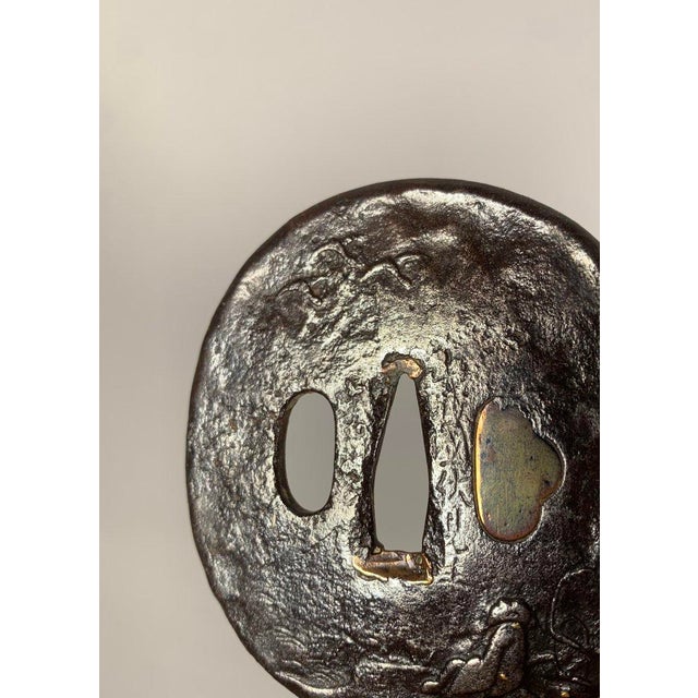 Tsuba Maru-gata Edo period (1603-1868) Japan For Sale - Image 4 of 7