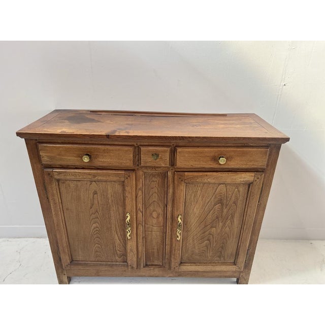 Antique Parisian Buffet in Ash, 1800s For Sale - Image 5 of 13