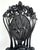 Chinese Heavily Carved Ebonized Chair with Art Nouveau Influence, Greek Key Trim Offered for sale is an elegant 20th-...