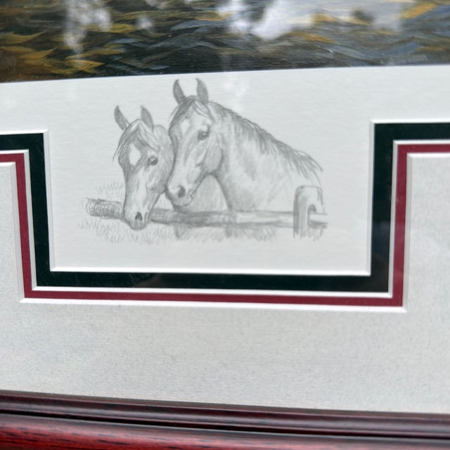 This print is an exceptionally rare and highly collectible signed version of "September Outing" because it features a...