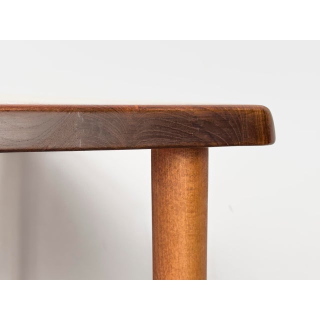 Vintage Teak Desk with Drawers, 1960s For Sale - Image 9 of 18