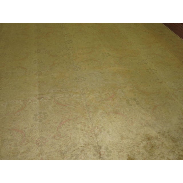 Pale Turkish Room size Rug For Sale - Image 14 of 18