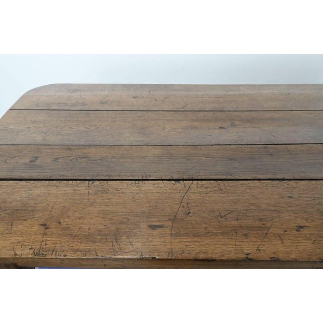 Large Antique Dining Table with Drawers For Sale - Image 6 of 16