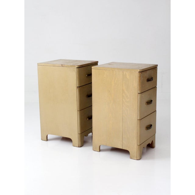 Mid-Century 3 Drawer End Tables Pair For Sale - Image 10 of 15