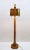 Floor lamp made of different inlaid woods, 1950's Italian handicraft production. Original electrical system. European Plug...