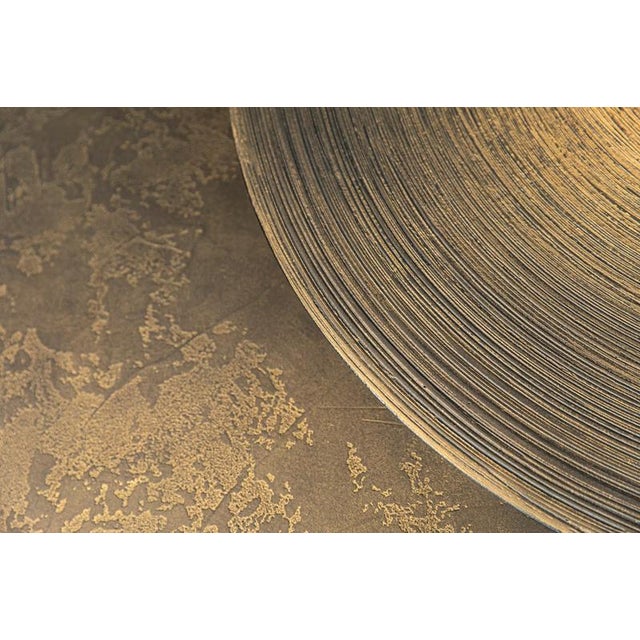 Contemporary Geometrico Dark Brown Monolite 5050 Coffee Table by Disain1971 For Sale - Image 3 of 6