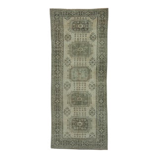 Turkish Vintage Rug 4'8" x 11'6" #20773 For Sale