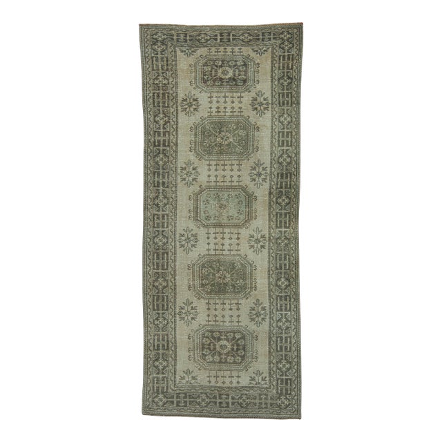 Turkish Vintage Rug 4'8" x 11'6" #20773 For Sale