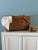 Vintage Large Woven Splint Wood Picnic Basket Double Swing Handle For Sale In Saint Louis - Image 6 of 13