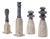 Contemporary Assorted Candle Holder Sticks (Set of 4) For Sale