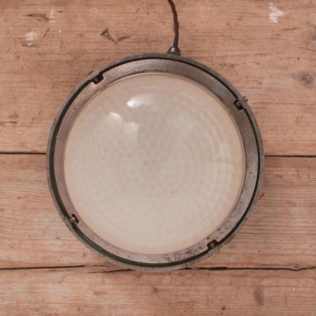 Antique French Parisian Wall Lamp from Holophane For Sale - Image 6 of 10