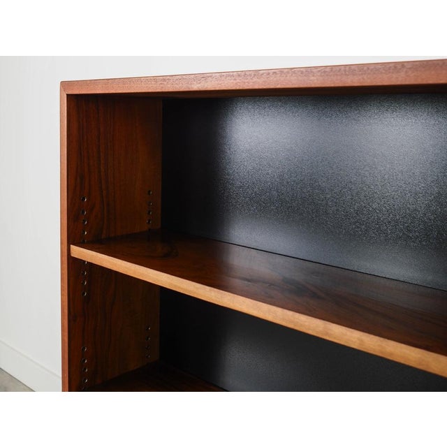 Wood Danish Walnut Bookcase, 1970s For Sale - Image 7 of 13