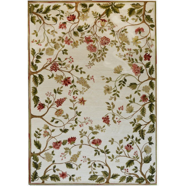 Mansour Art Deco Handwoven Floral Rug 6' X 8'10" Chairish