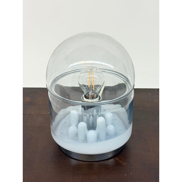 1970s Space Age Italian Murano Glass Table Lamp, 1970s For Sale - Image 5 of 8